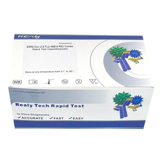 SARS-COV-2 & FLU A&B & RSV COMBO Rapid Test Casssette (swab)